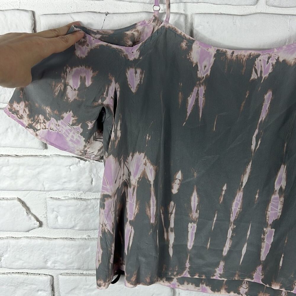 Gypsy 05 Cold Shoulder Tie Dye Top Size medium - Picture 2 of 6